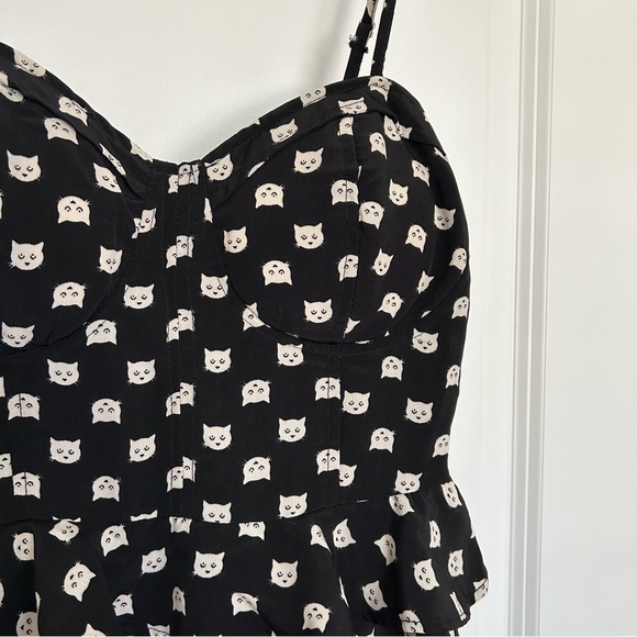 NWT Keds Back To Class Cat Polka Dot Dress - Picture 3 of 14